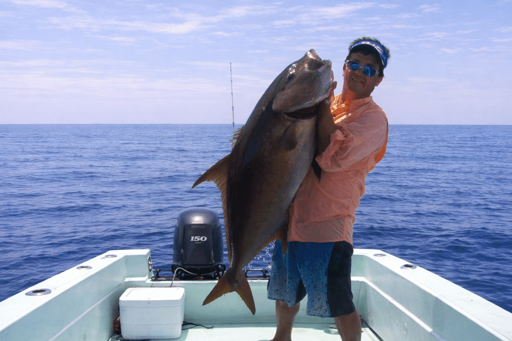 Amber Jack captured on tour to Caño Island, Sierpe, Costa Rica