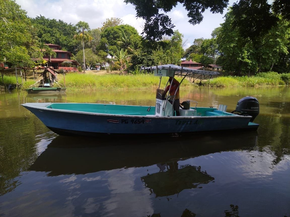 Side view of our boat
