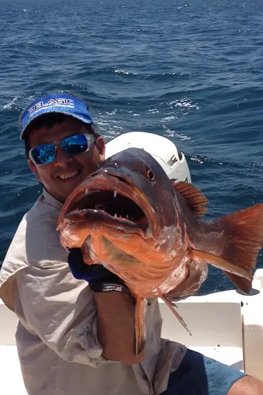 Big Cunera Snapper caught off the Caño Island
