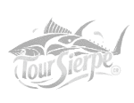 Tour Sierpe logo in white with transparent background
